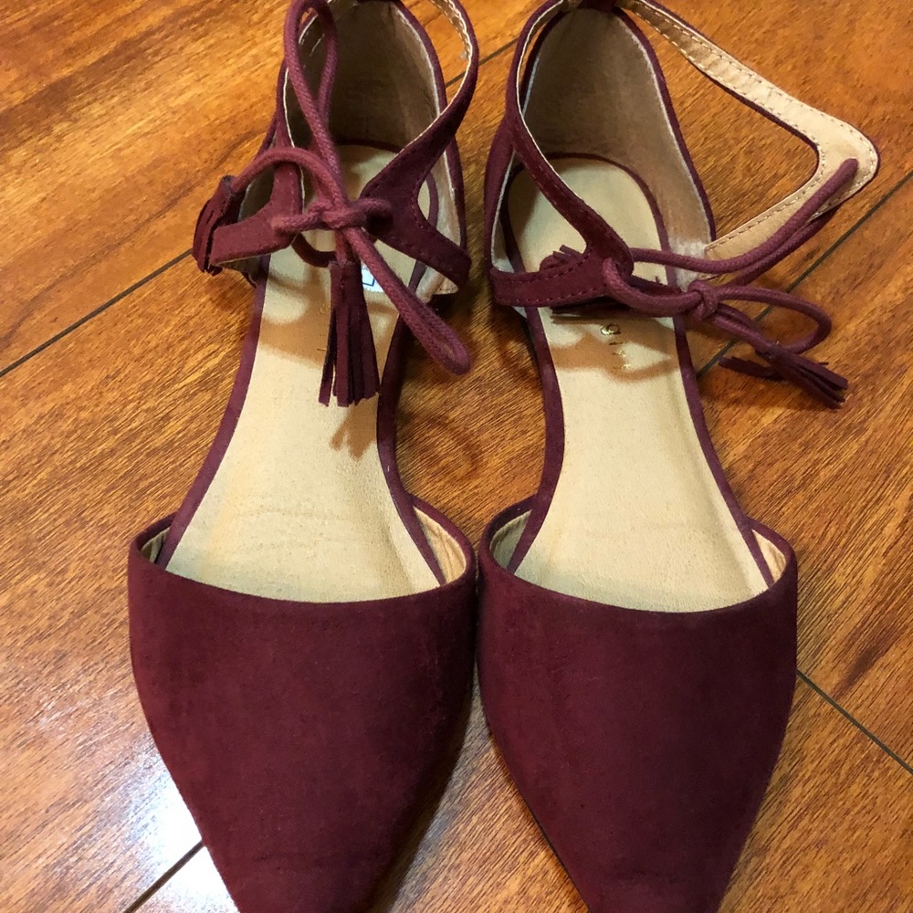 Madden girl cute purple sandals with tassel
